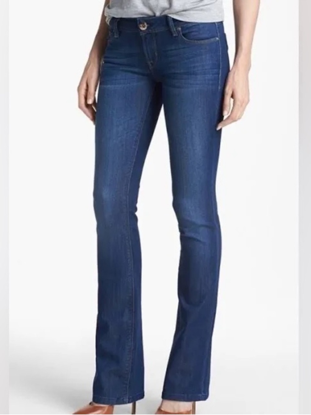 DL1961 Women's Flare Jeans Cindy Bootcut 90's low rise - Deep Blue 26